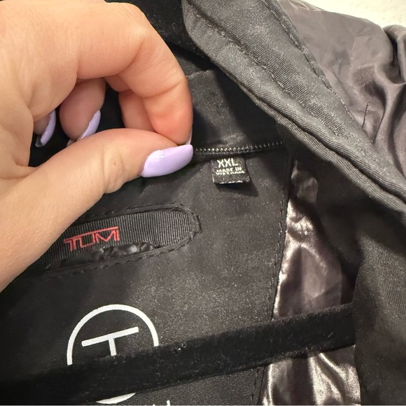 Tumi T-Tech Men’s Hooded Black Jacket XXL - Picture 3 of 8